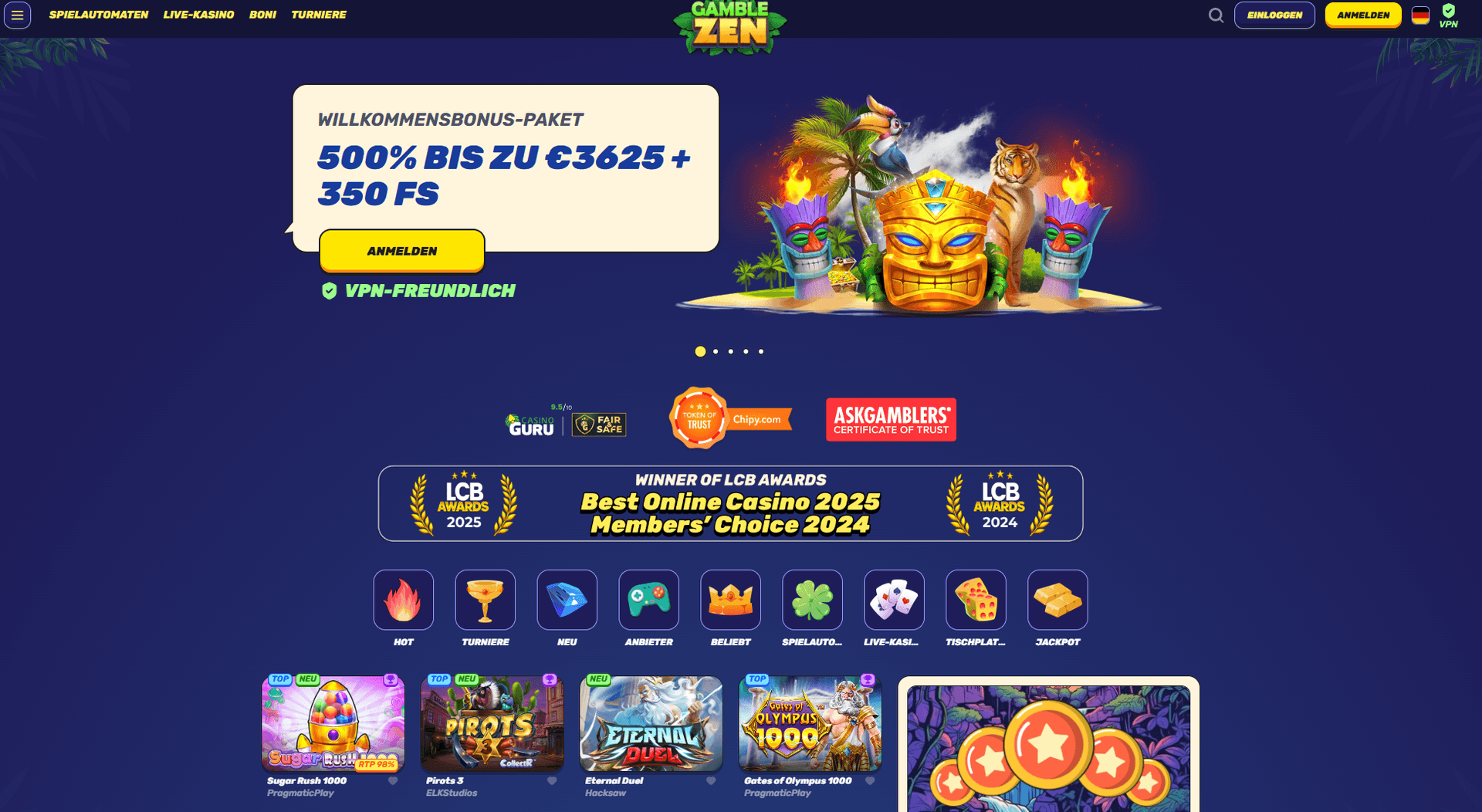Gamblezen Casino ohne OASIS
